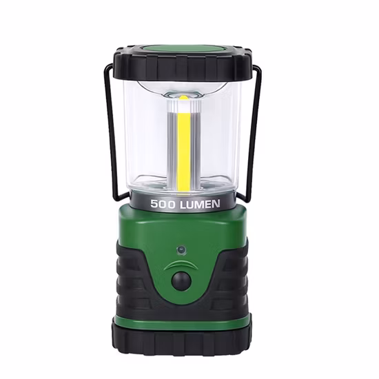 Lanterna de acampamento LED COB portátil de 500 lúmens
